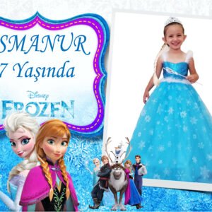 9X6 CM ELSA MODEL KALIN BLOK MAGNET (Kız)